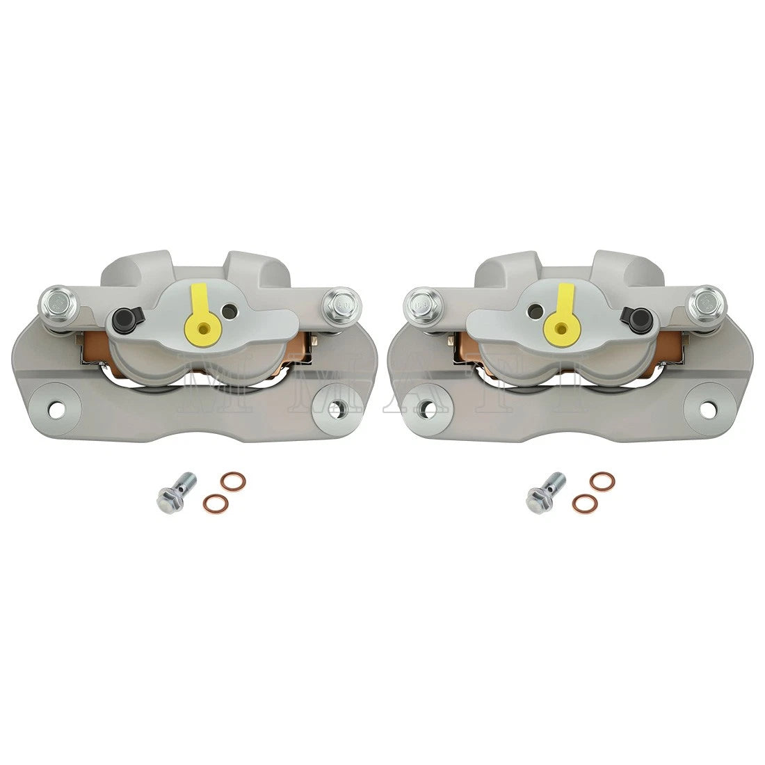 Front Brake Calipers & Pads for Yamaha YXE10 Wolverine RMAX2 RMAX4 1000 (2021–2024)