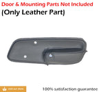 Front Door Panel Leather Synthetic for VW Jetta (1999–2004) Dark Gray