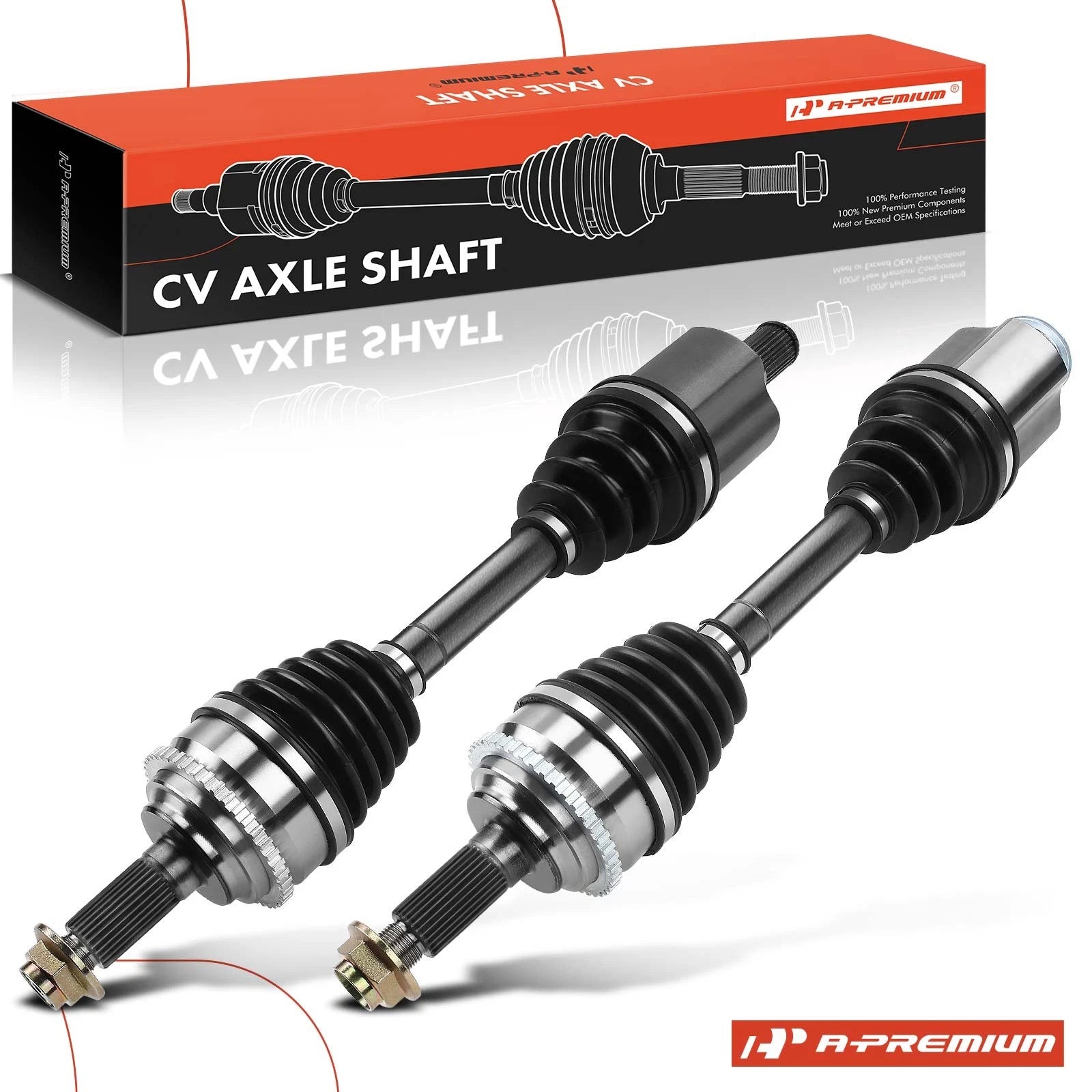 2X Front CV Axle Assembly for Ford Fusion (2010–2012) Lincoln MKZ (2007–2012)