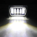 4x6" H4 RGB Headlights for Ford Chevrolet Silverado
