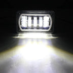 4x6" H4 RGB Headlights for Ford Chevrolet Silverado