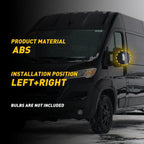 Pair Turn Signal Lens Covers for Ram ProMaster (2014-2023)