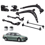 Front Control Arms w/ Ball Joints Tie Rods Retainer Kit for BMW E46 325xi 330xi (1999–2006)