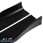 Set of 4 Universal Car Side Skirt Extensions for Most Vehicles