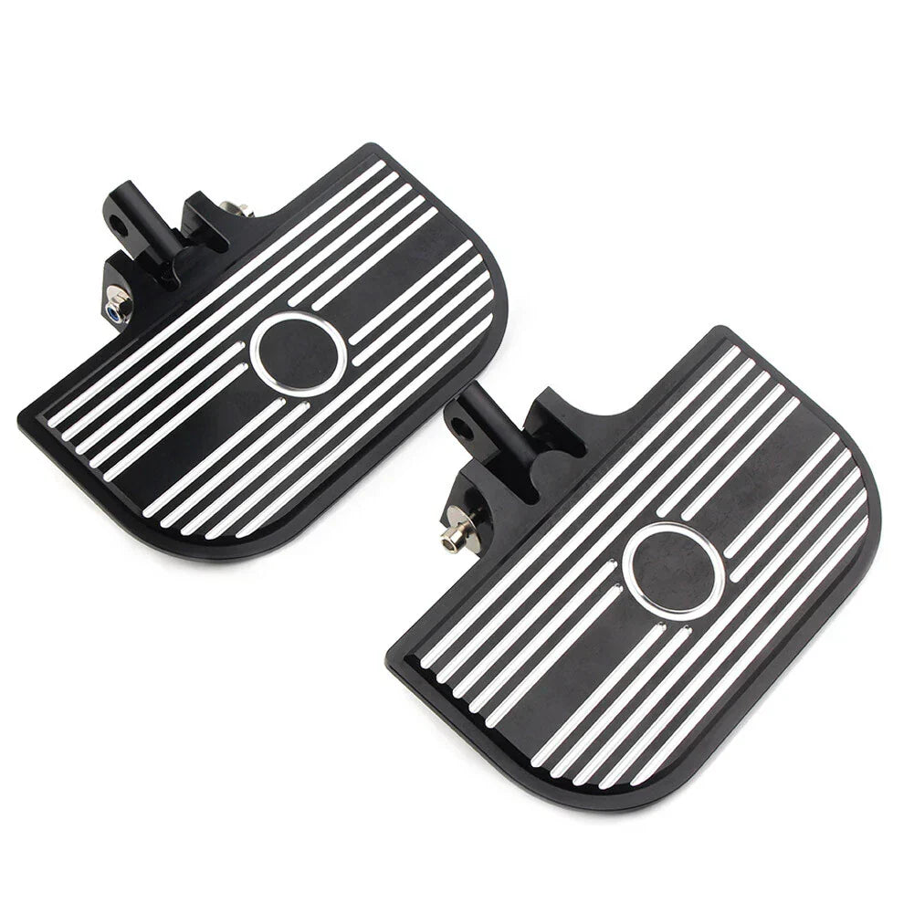 Passenger Floorboards Pedal Pads for Harley Heritage Springer Low Rider