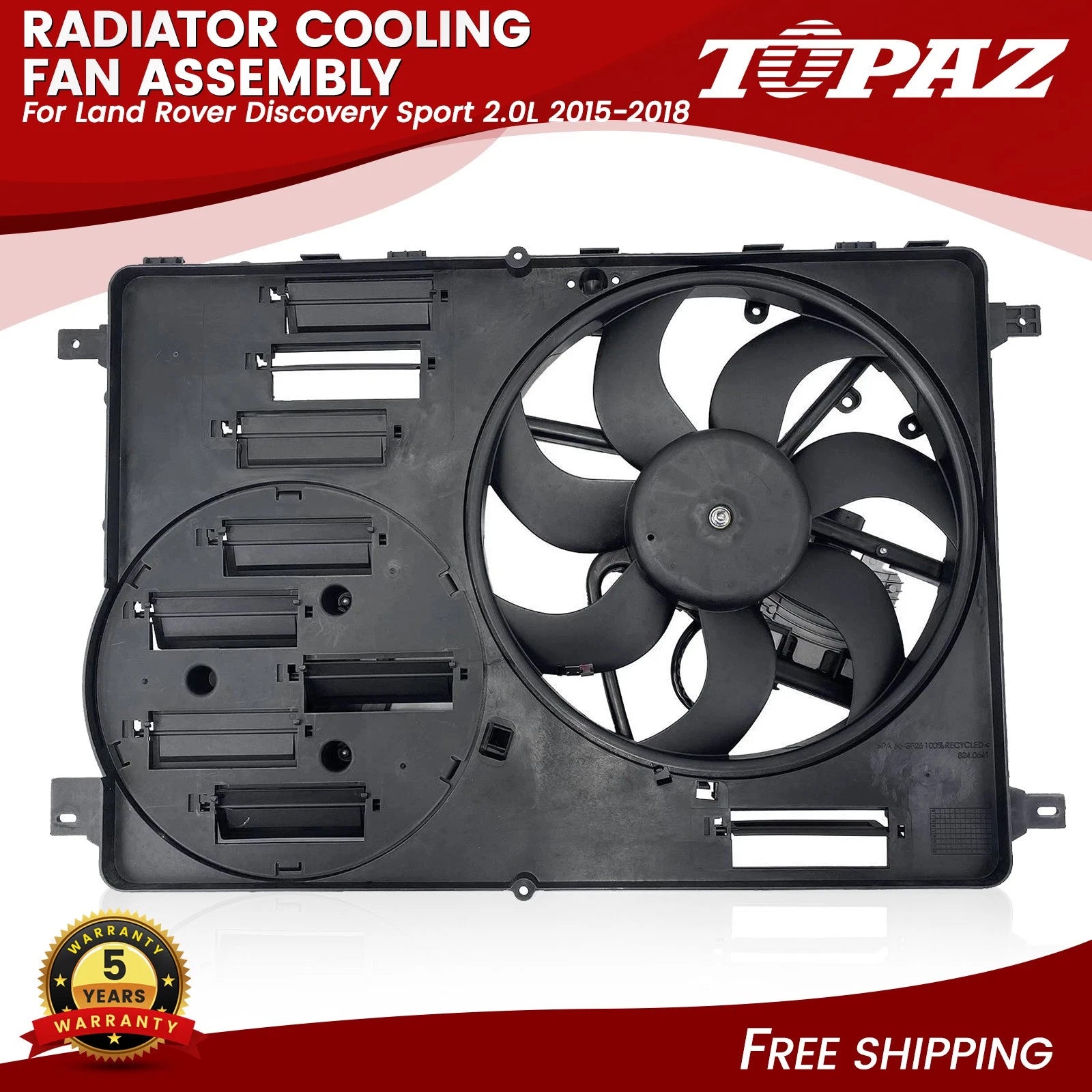 Radiator Cooling Fan Assembly for Land Rover Discovery Sport (2015–2018)
