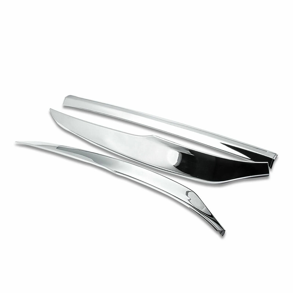 Chrome Silver Front Bumper Lip Cover Trims for Honda Accord (2018-2020)