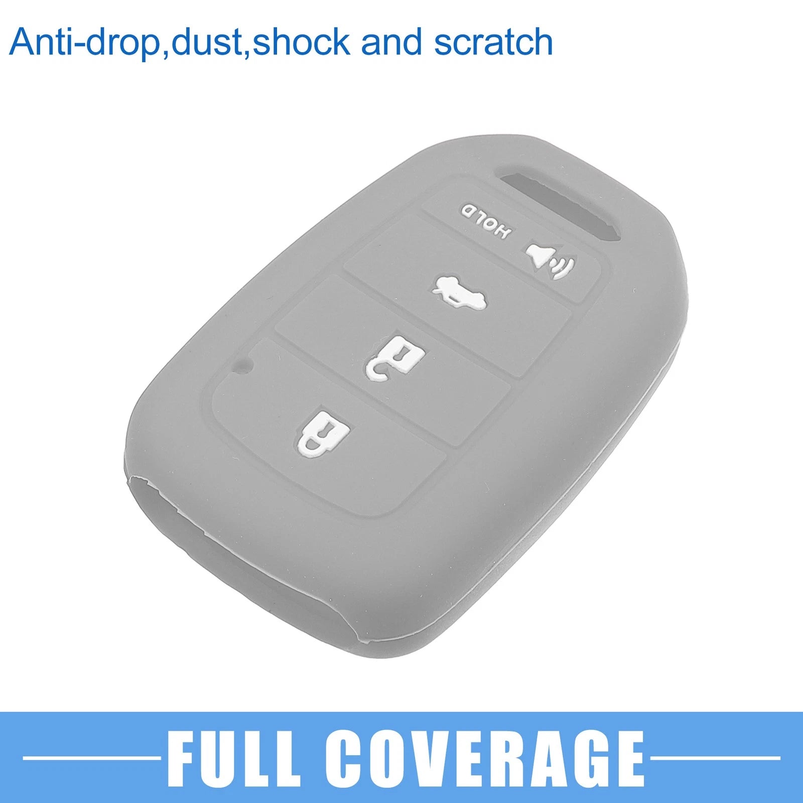 2X Smart Key Fob Cover Protector for Honda Civic Accord CR-V HR-V (2016–2021)