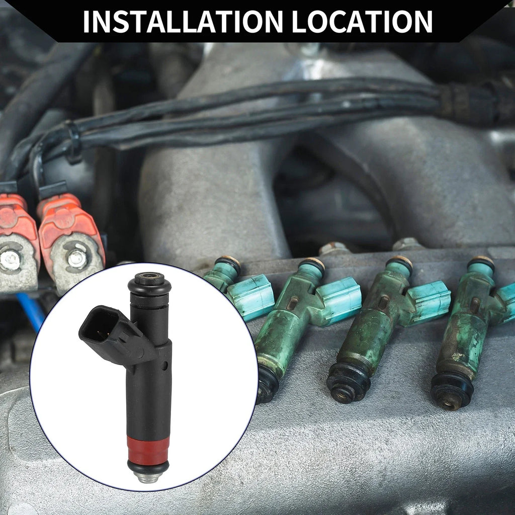 Fuel Injector for Dodge Ram 1500 4.7L 2002-2003 - Black 1 x Injector
