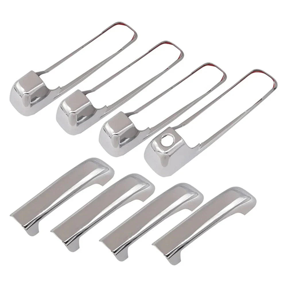 4 Pcs Chrome Door Handle Covers for Dodge Ram 1500 2500 3500 4500 (2009-2018)