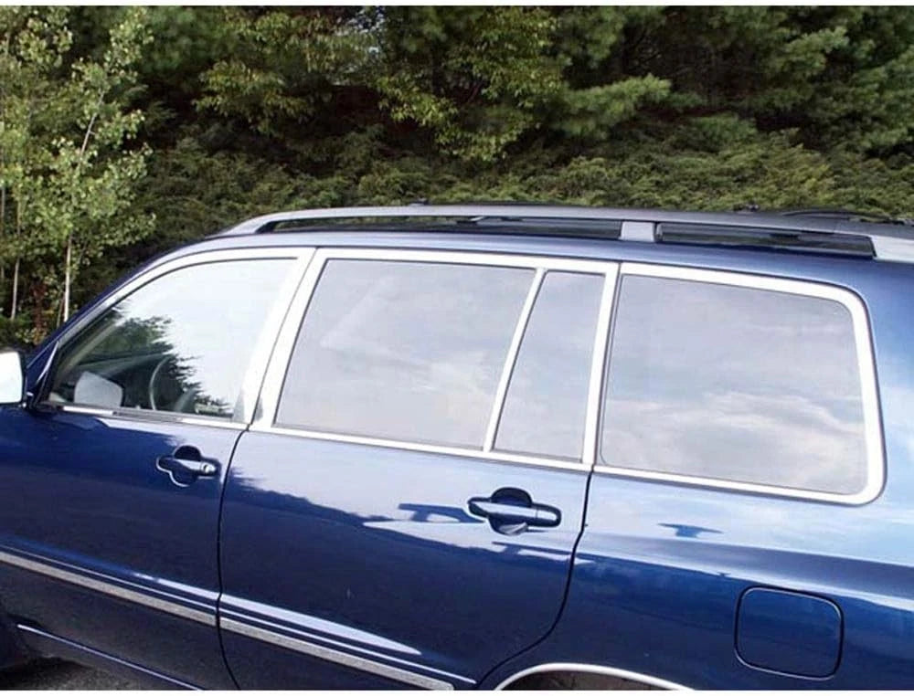 22p Luxury FX Chrome Window Package (w/Posts & Sill) for 01-07 Toyota Highlander