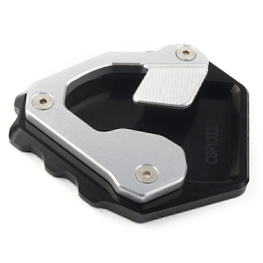 Side Stand Foot Enlarger Kickstand Plate for Honda CRF1000L Africa 2016-2017 Black