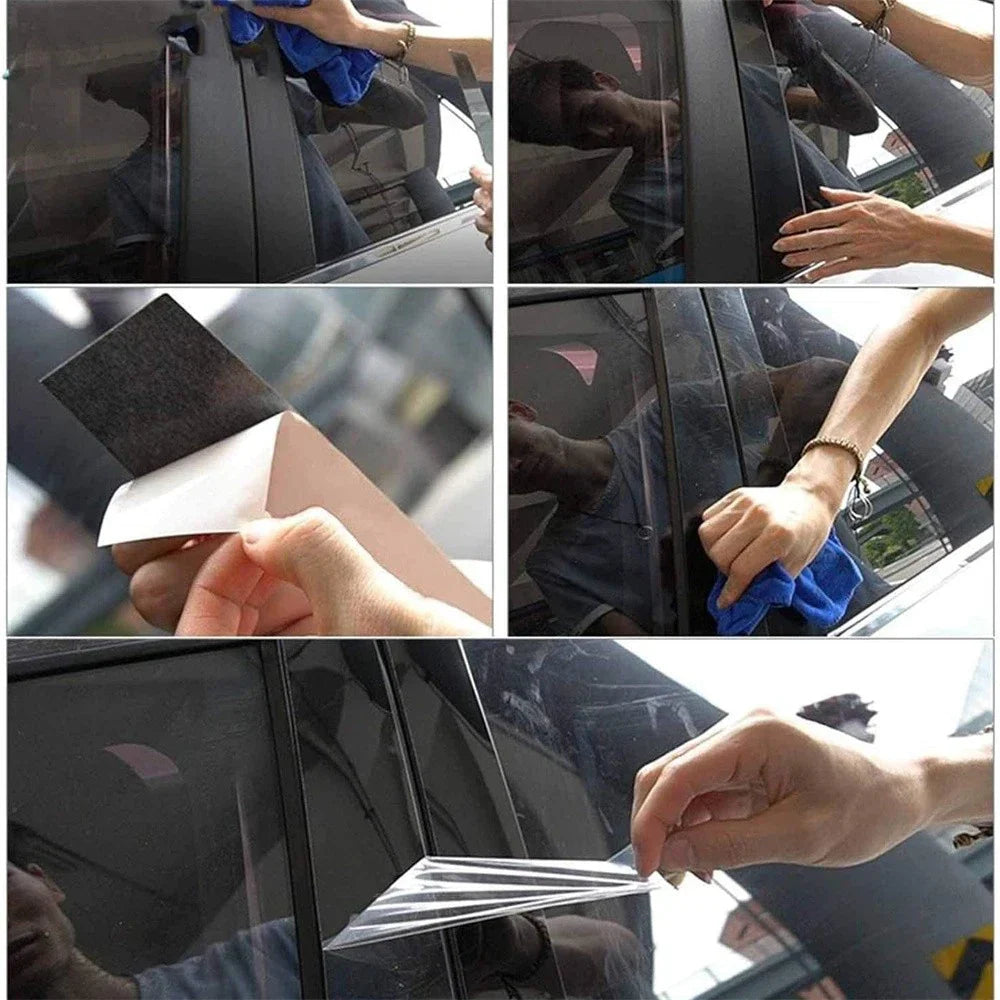6Pcs Glossy Black Window Pillar Post Covers for Chevrolet Captiva (2009-2018)