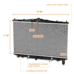 Aluminum Cooling Radiator DPI-13663 for Toyota Sienna (2017–2020)