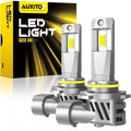 Set of 4 9005 H11 LED Headlight Bulbs Conversion Kit High Low Beam 6500K