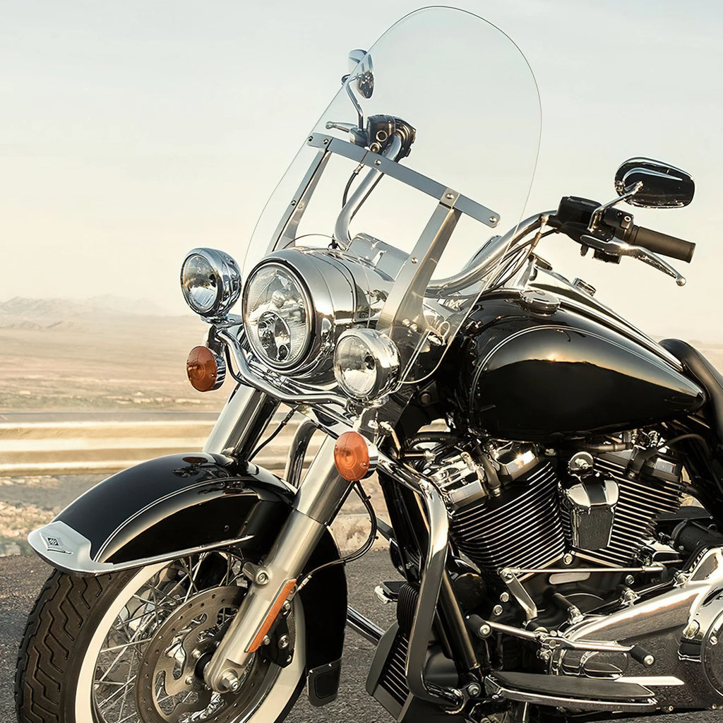 Chrome 7" Headlight Nacelle Cover for Harley Touring Road King (2014–2024)