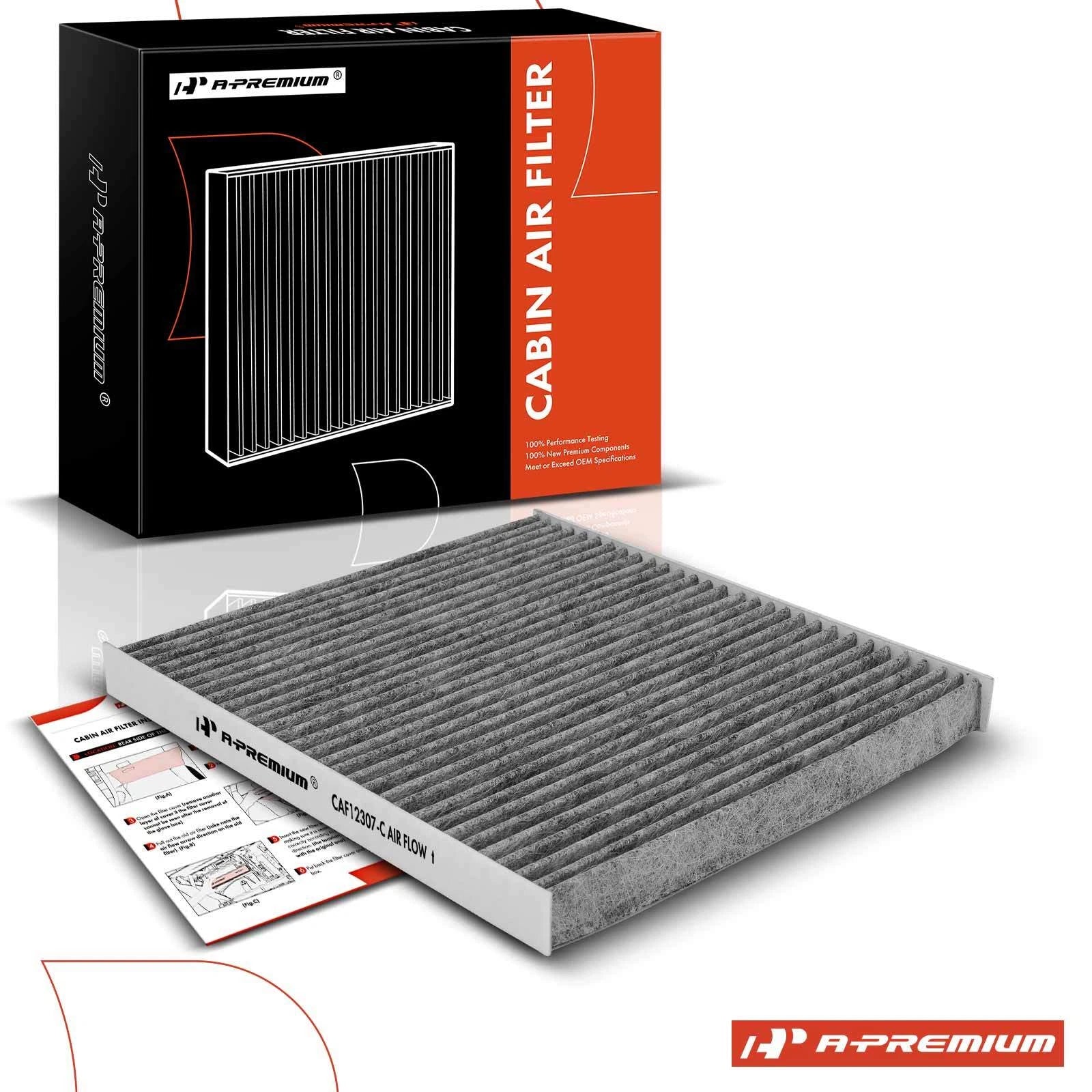 Activated Carbon Cabin Air Filter for Jeep Cherokee (2014–2023)