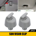 2X Sun Visor Retainer Clip Hook for Nissan Rogue Murano Pathfinder Altima 