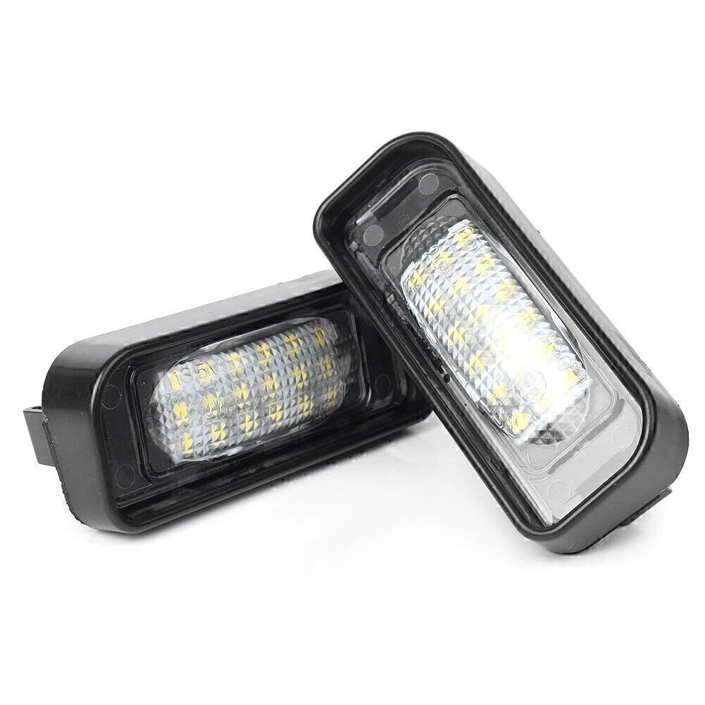 2X LED License Plate Light for Benz W220 S320 S420 S430 (1999–2005)