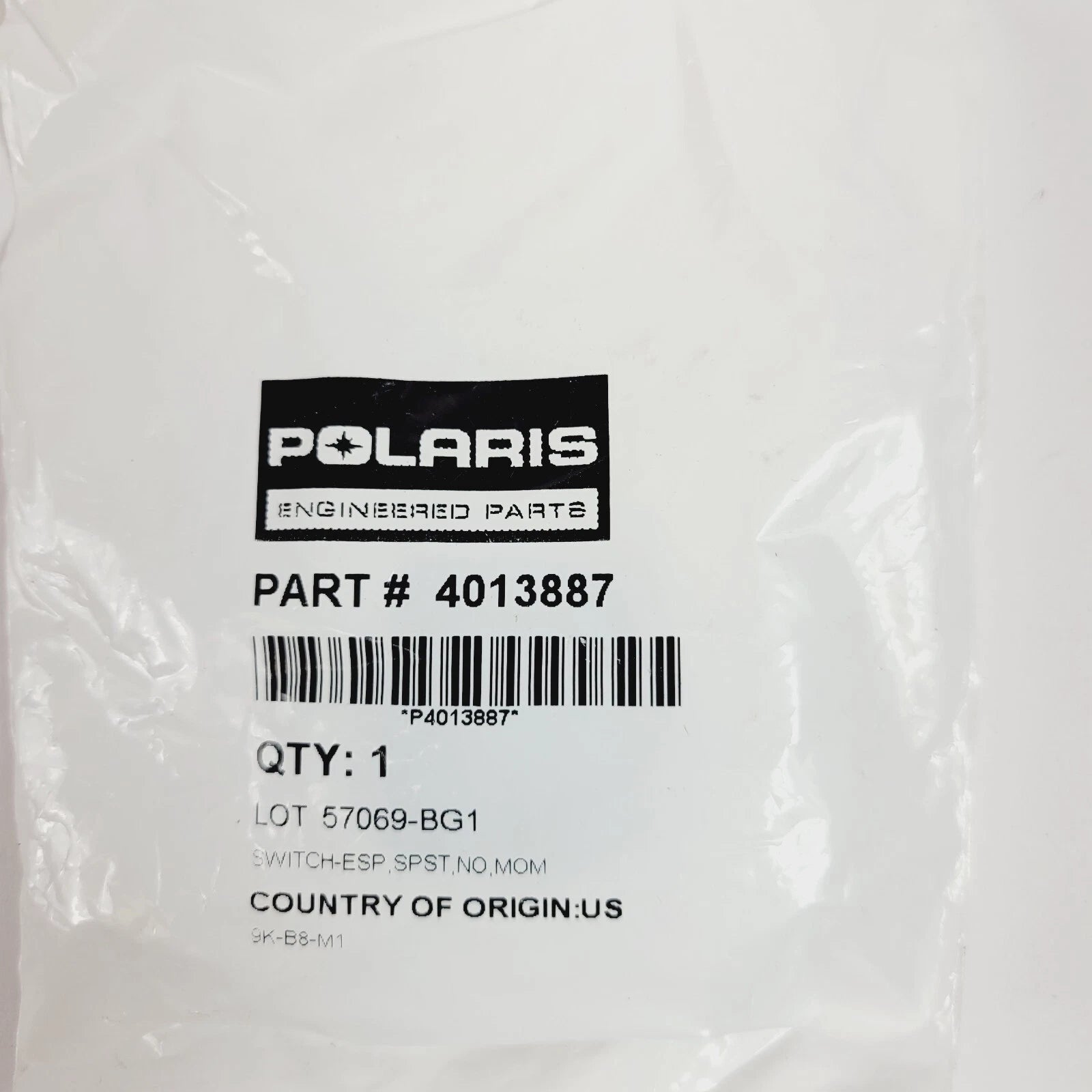 Switch-ESP SPST NO MOM for Polaris Slingshot (2015–2019) 4013887
