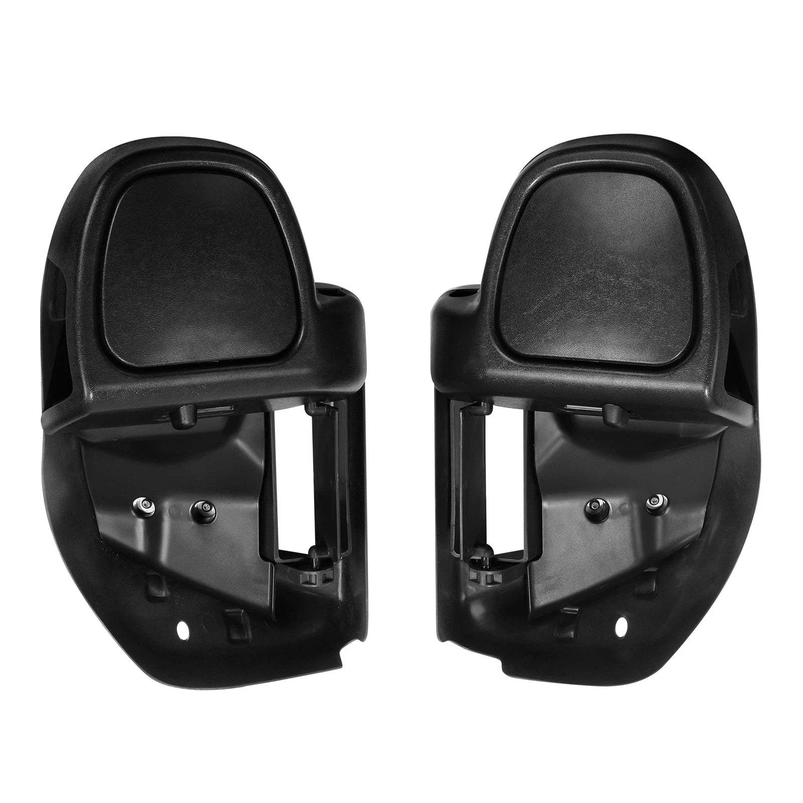 Lower Vented Fairings for Harley Touring (2014–2023) Scorched Orange/Black Denim