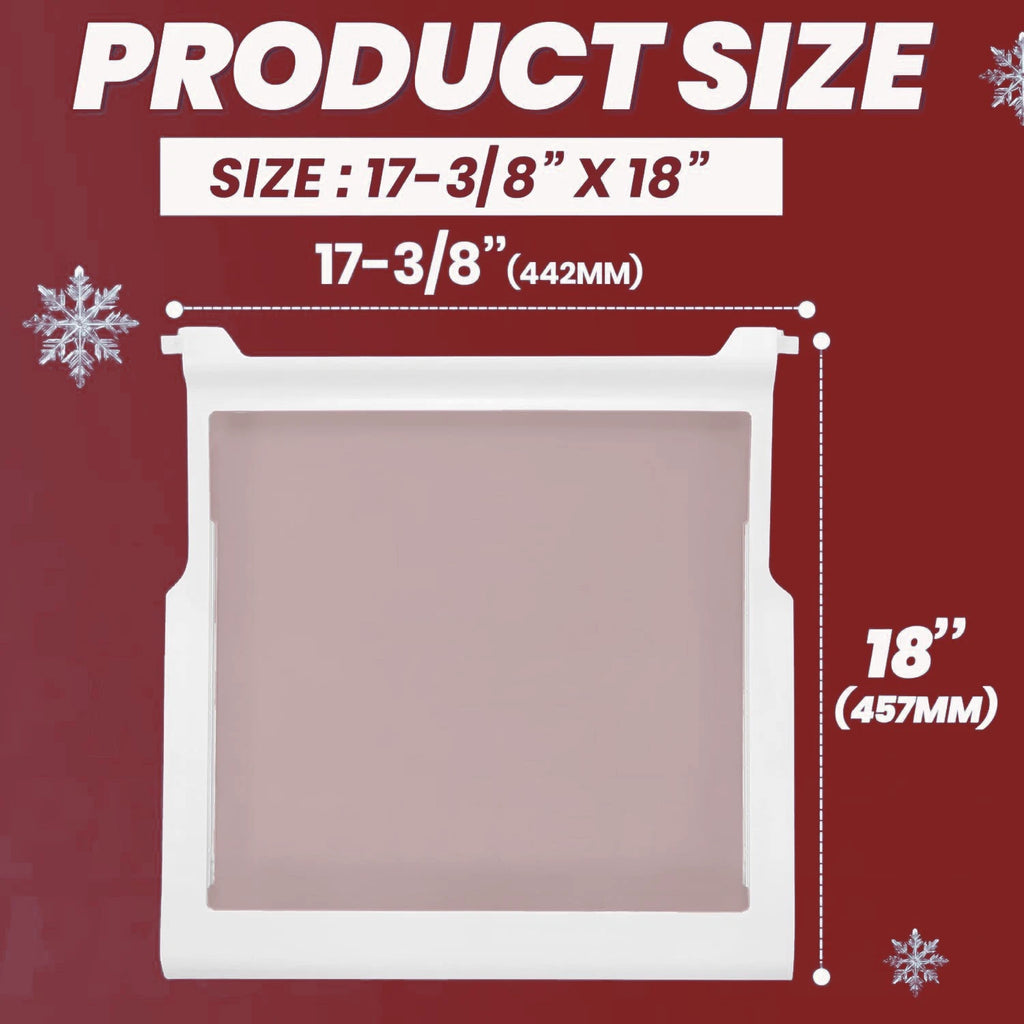 Glass Shelf for Whirlpool Maytag Refrigerator (Compatible)