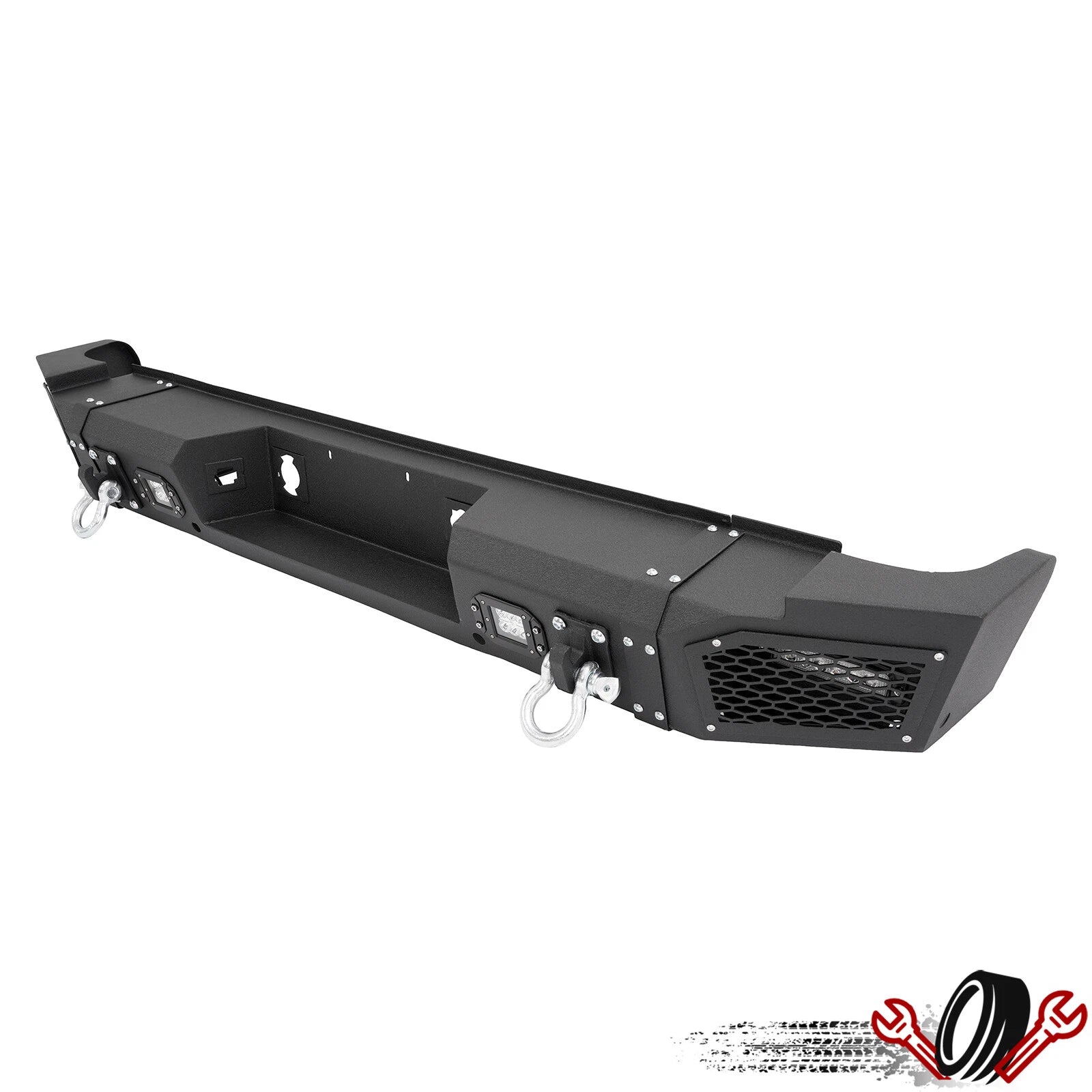 Complete Steel Rear Bumper for Silverado Sierra 2500 3500 HD (2007–2010)