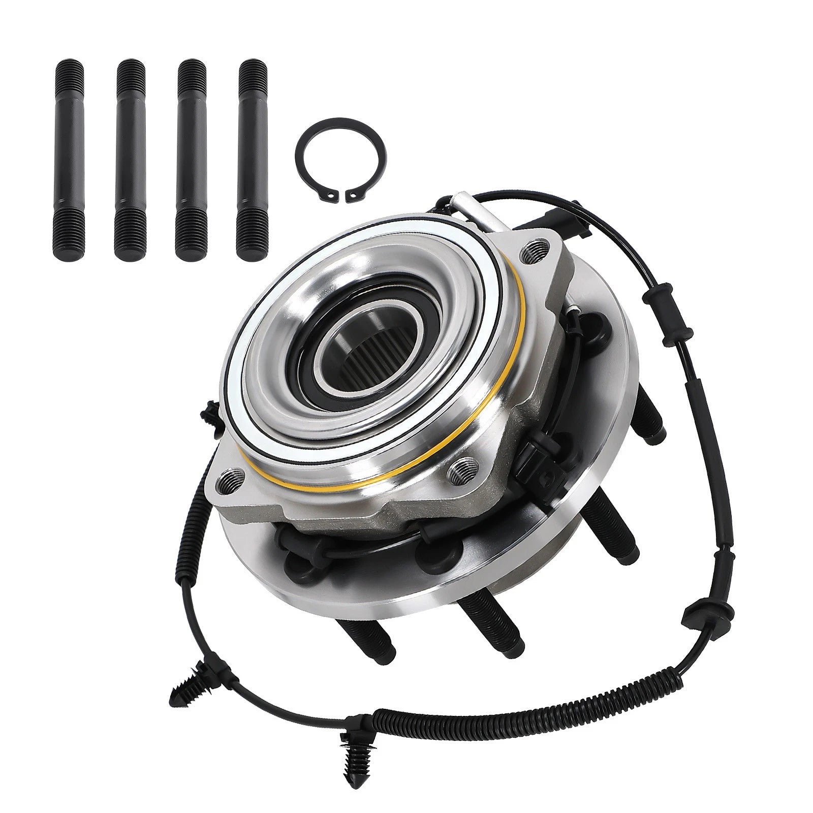 Front Wheel Hub & Bearing for Ford F-250 Super Duty (2017–2022) 515183 8 Lugs