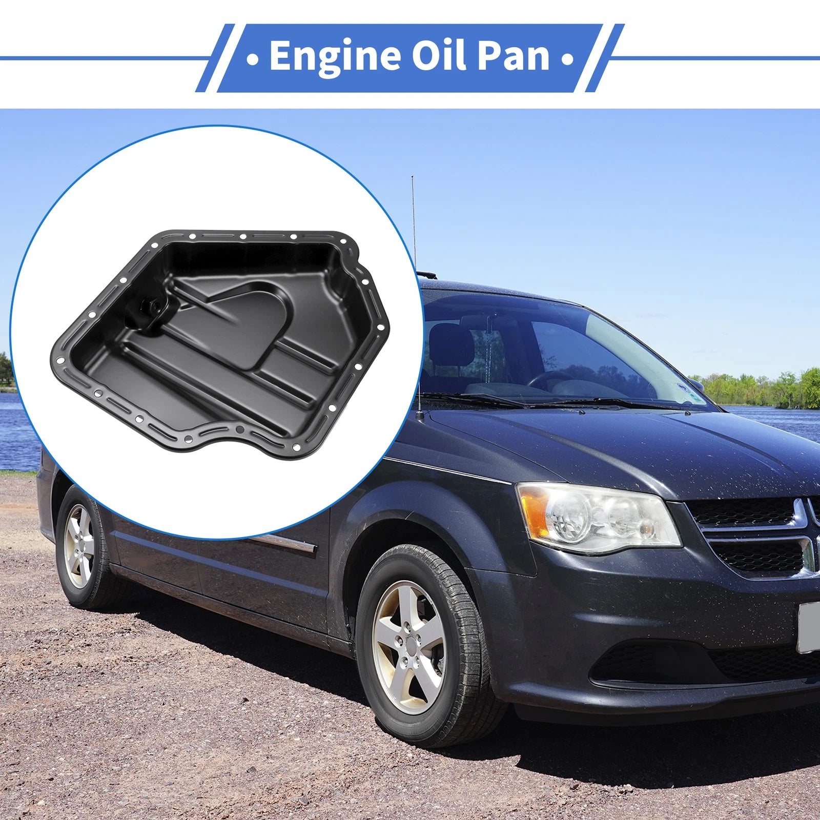 1 Pc Engine Oil Pan No.5184404AF for Dodge Grand Caravan (2011–2020)