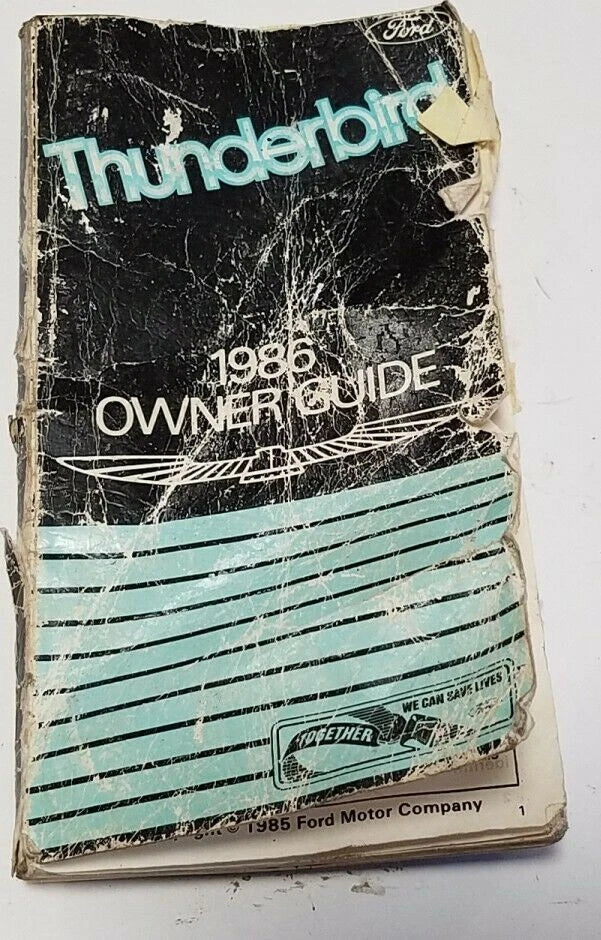 Owner's Guide for Ford Thunderbird (1986)