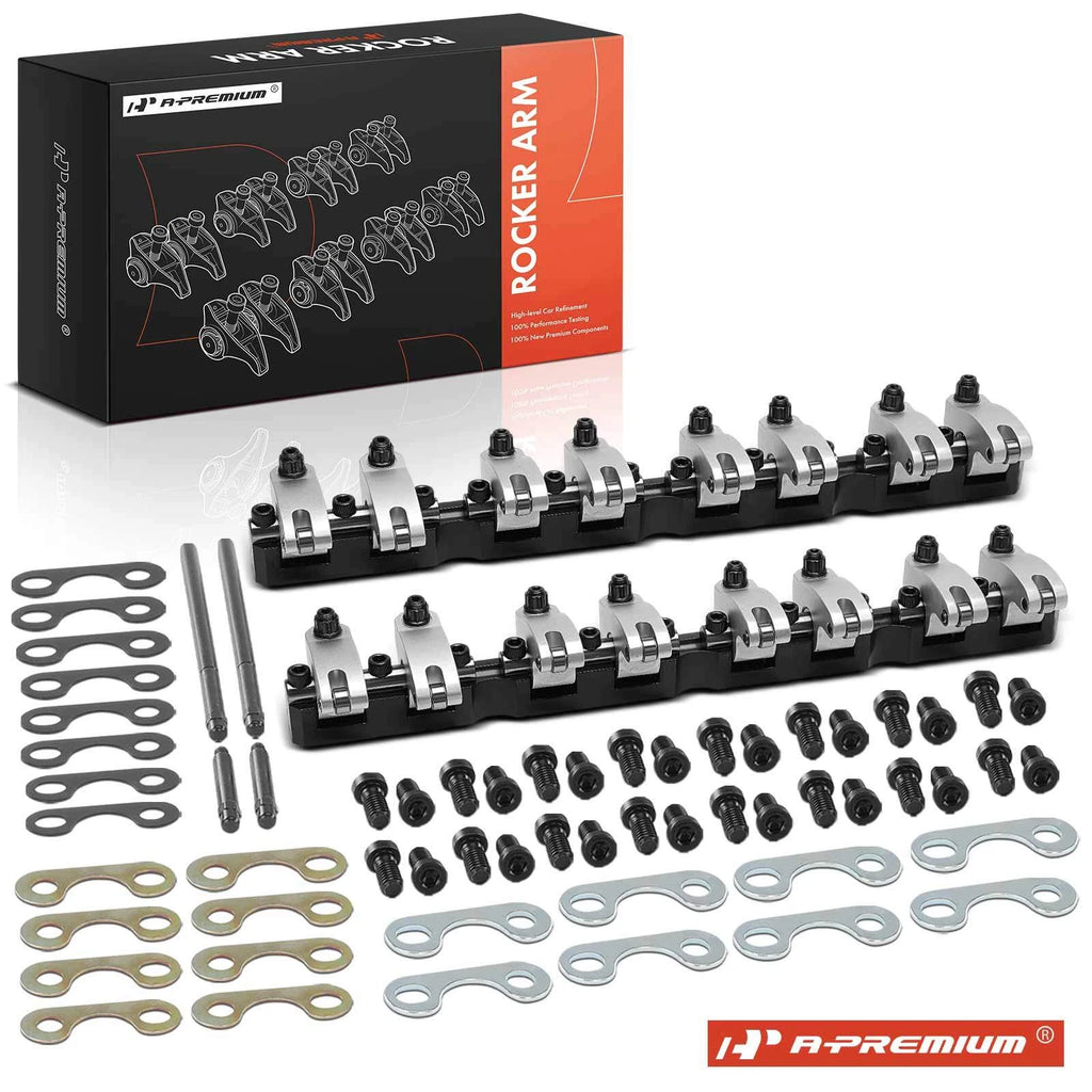 Set of 2 Aluminum Shaft Mount Rocker Arms for Ford Small Block SBF (2024)