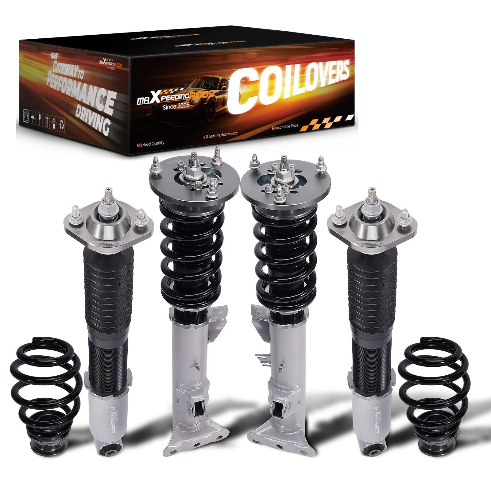 24-Way Adjustable Coilover Suspension Kit for BMW 3 Series E36 (1992-1999)