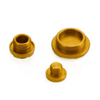 Gold Billet Engine Plug Kit for Kawasaki KX250 KX250F KX450 KX450F (2009–2020)