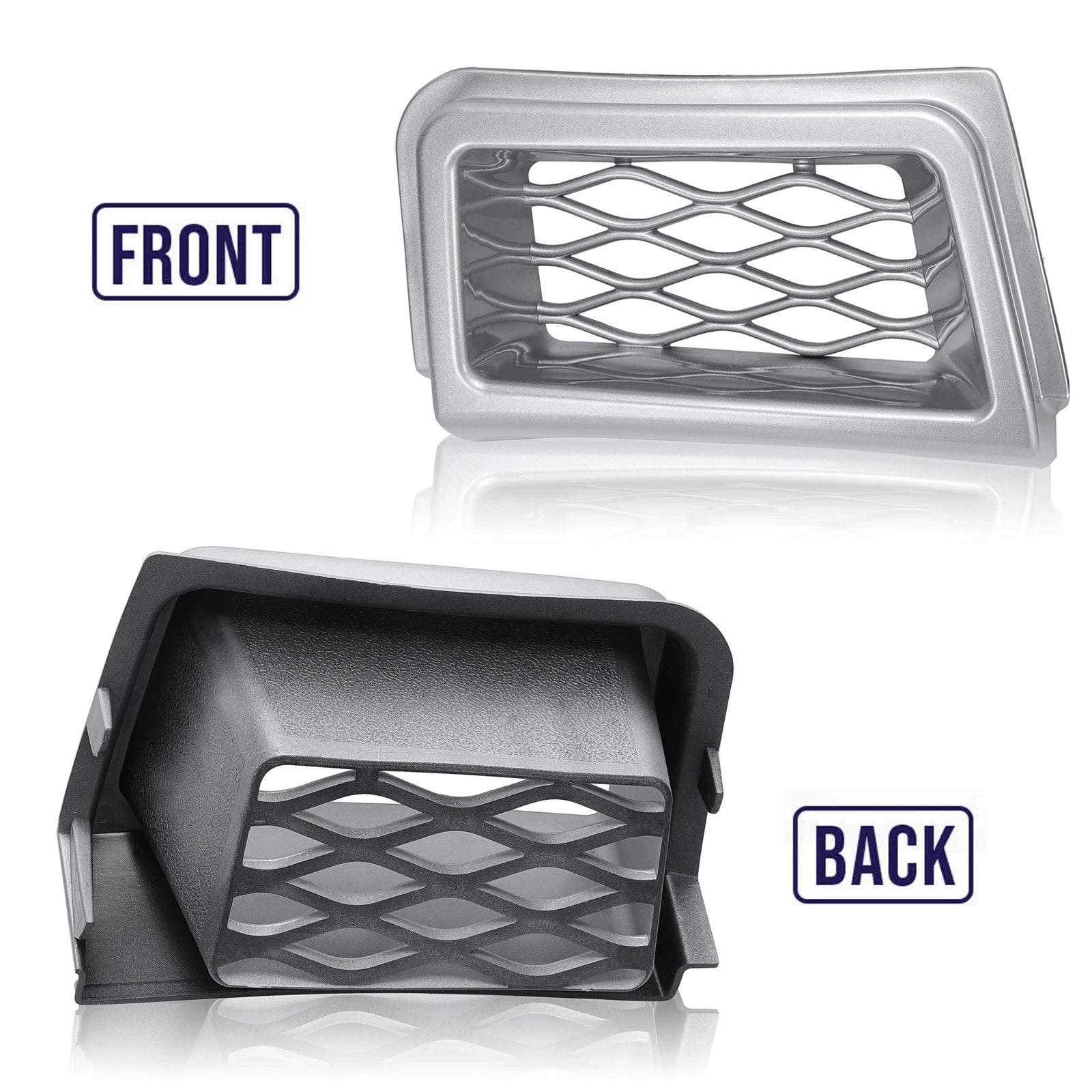Set of 2 Bumper Caliper Air Ducts for Chevrolet Silverado (2003–2007)