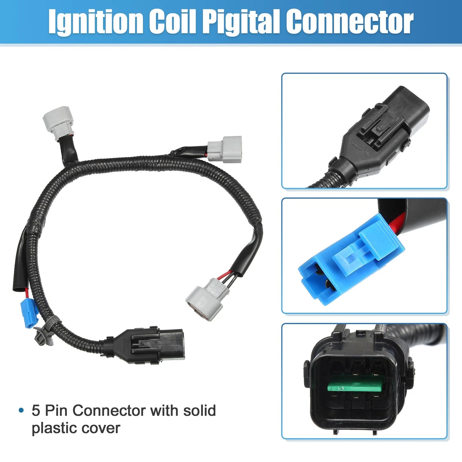 Ignition Coil Wire Harness for Kia Sorento, Hyundai Terracan 3.5 (2003–2009) 39610-39400