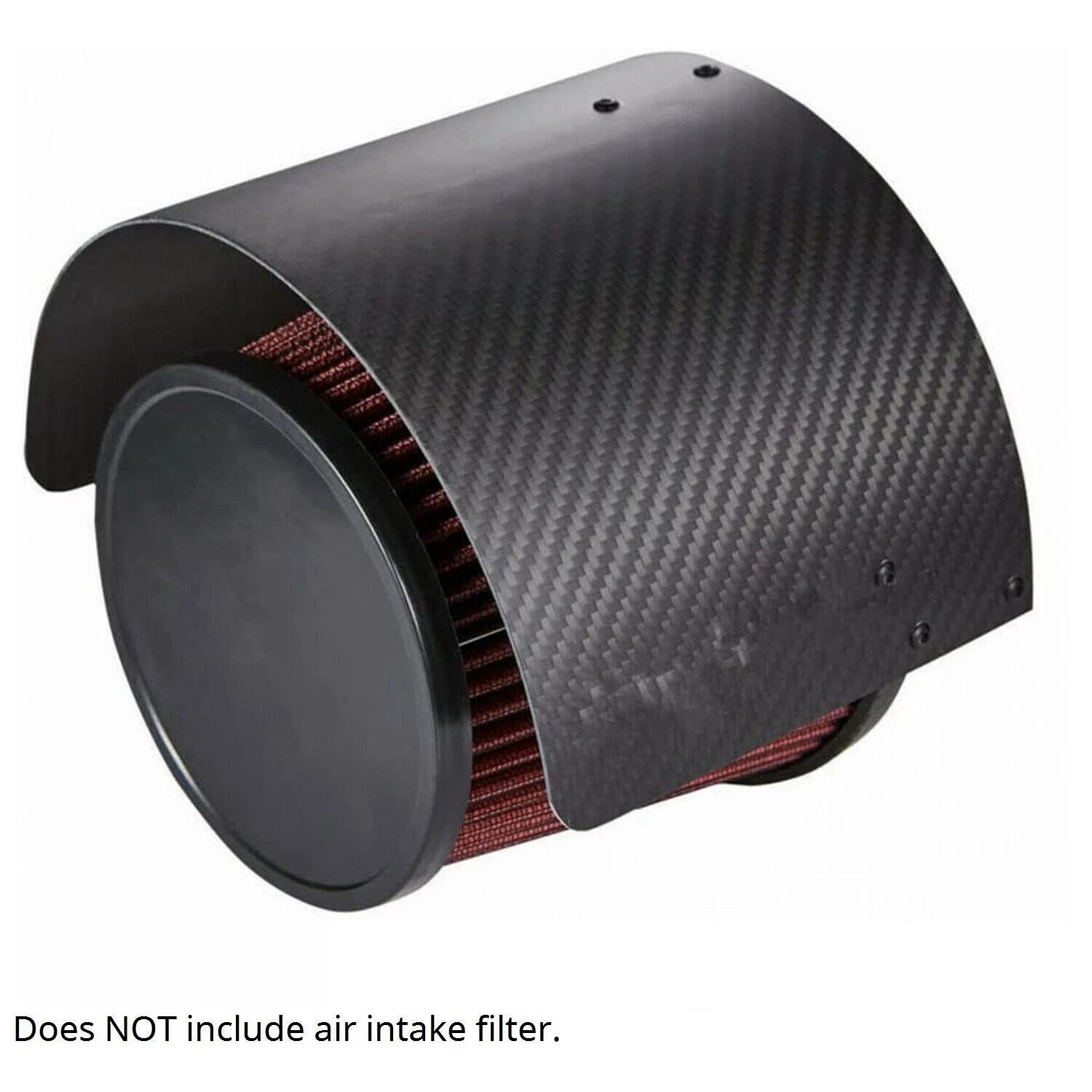 Carbon Fiber Cold Air Intake Filter Heat Shield Cover 2.5''-3.5''