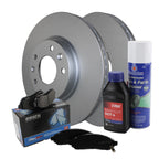 Front Brake Kit with 299mm Rotors & Akebono ProACT Pads for Fusion MKZ (2006–2012)