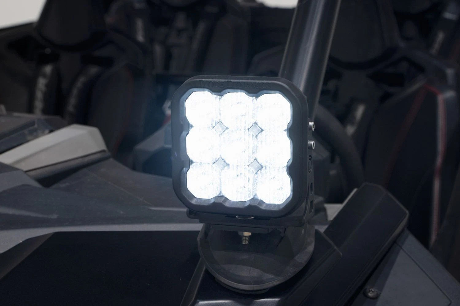 SS3 Sport White A-Pillar LED Pod Kit for 2020-2023 Polaris RZR Pro