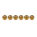 Set of 6 M5x15mm Torx Head Screws for Universal Bike Motorcycle Gold