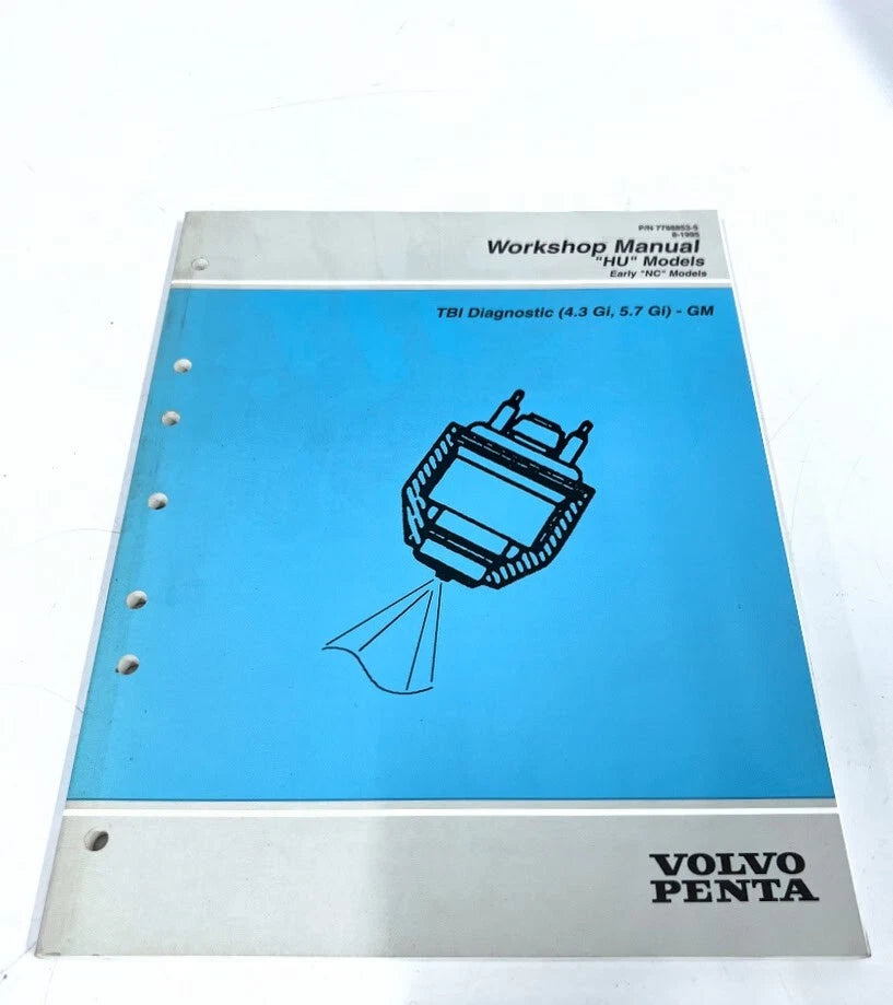 Workshop Manual for Volvo Penta 4.3 Gi & 5.7 Gi (7788853-5)