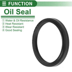 Set of 5 Oil Seal Rotary Shaft Seal NBR Rubber 50x58.6x5.3mm