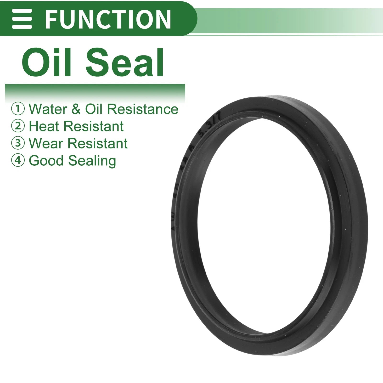 Set of 5 Oil Seal Rotary Shaft Seal NBR Rubber 50x58.6x5.3mm