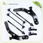 Set of 8 Sway Bars Tie Rods Control Arms Suspension Kit for Mazda Protege (2001–2003)