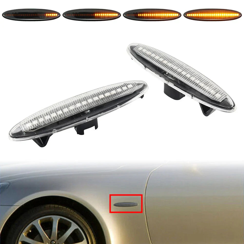 Dynamic LED Side Marker Turn Signal Lights for Toyota Lexus IS250 350 SC430 (2006-2013)