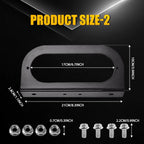 2X 6" Oval LED Stop/Turn/Tail Brake Lights for Trailer Truck