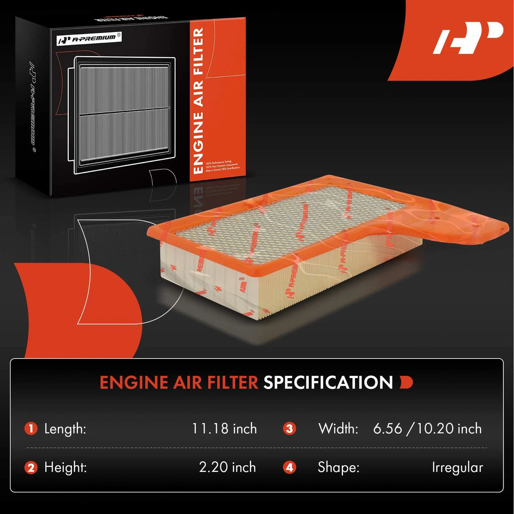 Engine & Activated Carbon Cabin Air Filter for Ford Mustang (2015-2022)