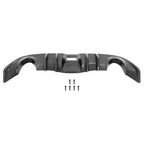 Rear Bumper Diffuser Lip for Nissan 370Z (2009–2020) Carbon Look 4 Fins