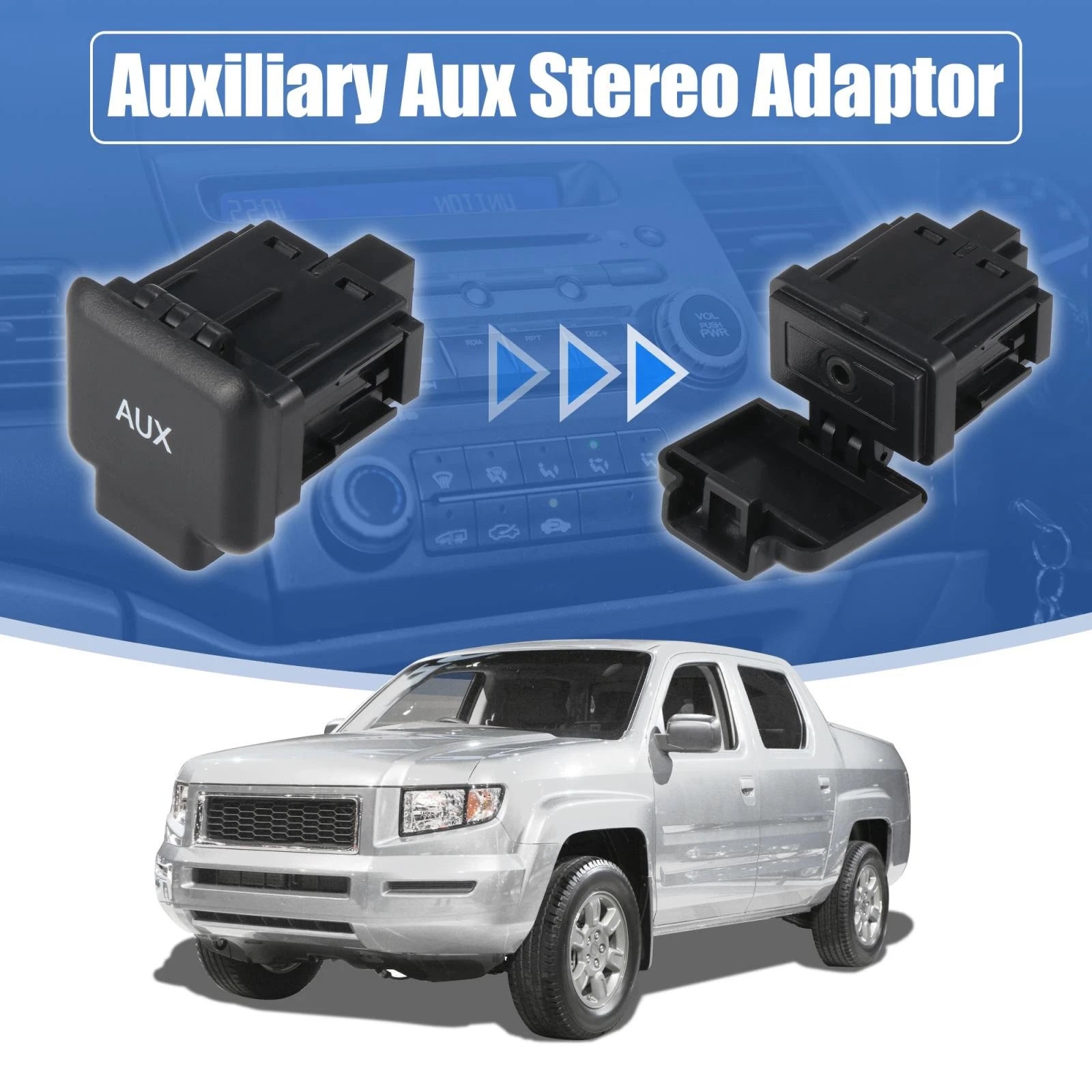 Auxiliary Input Jack Assembly for Honda Ridgeline (2006–2014) 39114-SJC-A01ZB