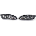 Clear Front LED Light Bar Side Marker for Mercedes W203 C Class (2001-2007)