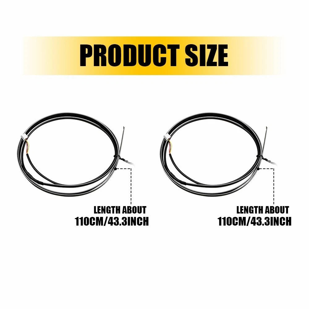 RGB LED Sunroof Light Strip Kit for Car Interior Ambient Lighting